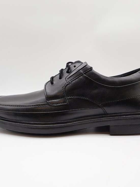 Hush Puppies Prinze Hopper Men\'s Black Leather Derby Oxford Dress Shoes main image 10